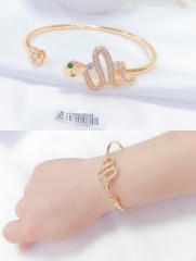 Snake bracelet artificial gemstone daily wear