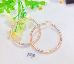 Large hoop earrings