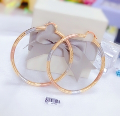 Large hoop earrings