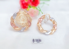 twist curl dazzling earring