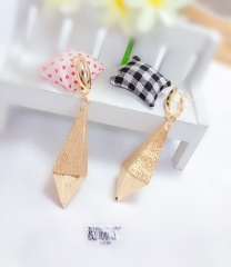 Irregular pendant earrings