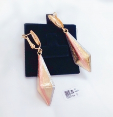 Irregular pendant earrings