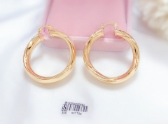 gold simple earring