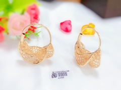 Irregular hollow earrings