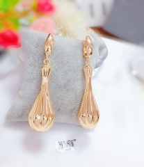 Teardrop pendant earrings