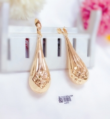 Teardrop pendant earrings