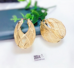 Irregular hollow earrings