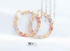 twist curl daily wear earring