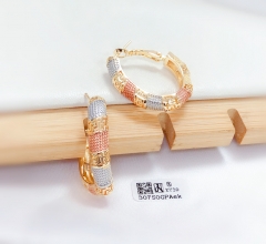 Earrings Polished Irregular Design