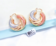 Twist curl glossy  earring