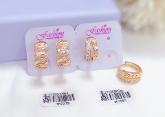 Gold-tone delicate earrings