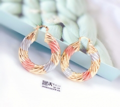 Arc exquisite twist curl earring