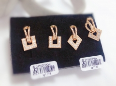 Irregular Style Gold Earrings