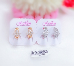 Flower Style Artificial Gemstone Earrings