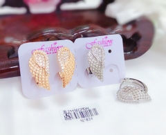 Wings style earrings