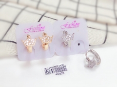 Crown Style Gold/Silver Earrings