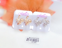 Heart shape exquisite eye-catching earrings