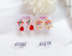 Colorful Zircon Find Earring