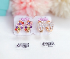 Gorgeous artificial gemstones earrings