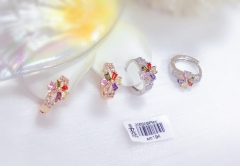 Colorful Zircon   Earring