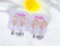 Hollow style dazzling earrings