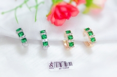 Green Zircon Exquisite Earring