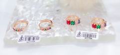 Colorful Zircon  dazzling Earring