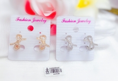 Bow Zirconia Eearrings