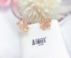 Butterfly Style Artificial Gemstone Earring