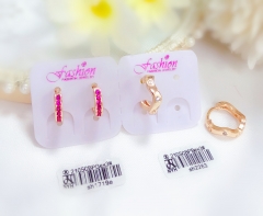 Simplicit style gold earrings