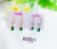 Green Zircon Pendant Exquisite Earring