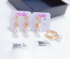 Pearl earrings