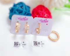 Simlp style gold earrings