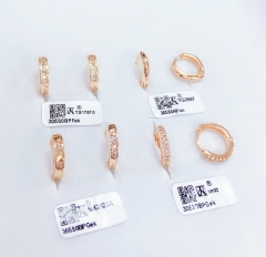 Simple style popular gold earrings