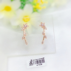 Flower branch bright ear nail