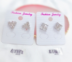 Full drilling design exquisite earrings