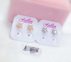 Artificial Gem earrings in snowflake shape