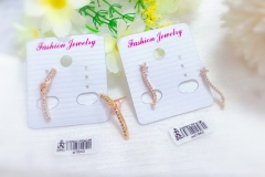 Simple gold earring