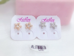 Artificial Gem earrings in snowflake shape