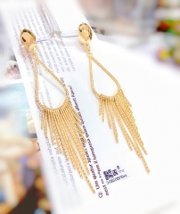 Simple style gorgeous tassel earrings