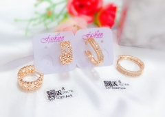 Gold style earrings