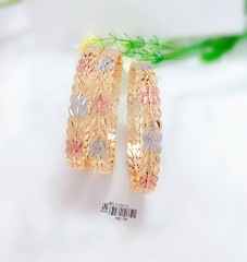 Leaf shape exquisite bangle