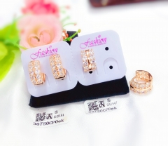 Artificial gemstone exquisite earrings