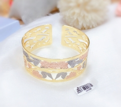 18K Single bracelet irregular hollow style