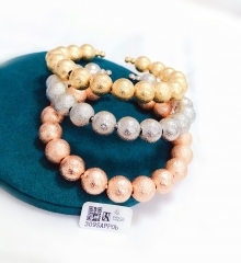 Frosted Beaded All-match Bracelet Set