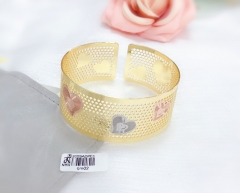 18K Single bracelet heart style