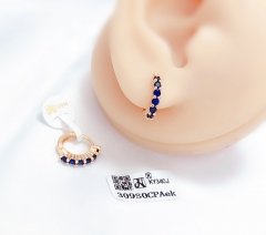 Blue Zirconia Earring