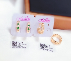 Irregular dazzling earrings