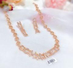 Exquisite Style Necklace Earrings