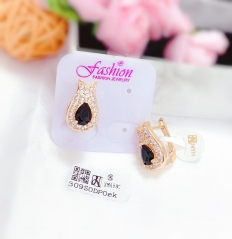 Full diamond bright earrings